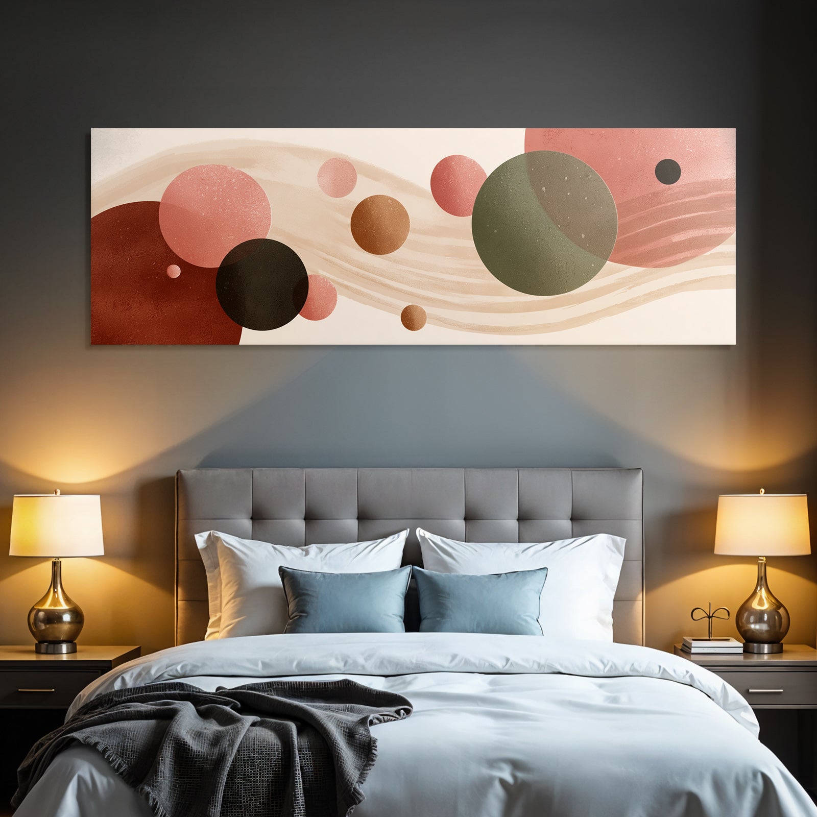 Abstrakte Illustration Verschiedene Kreise Farben Hintergrund