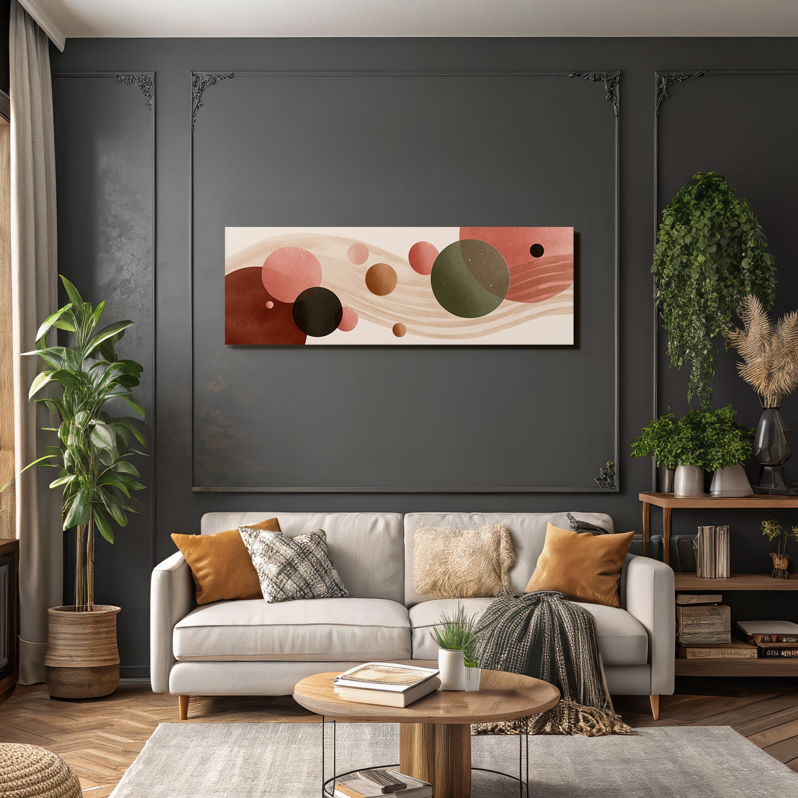 Abstrakte Illustration Verschiedene Kreise Farben Hintergrund