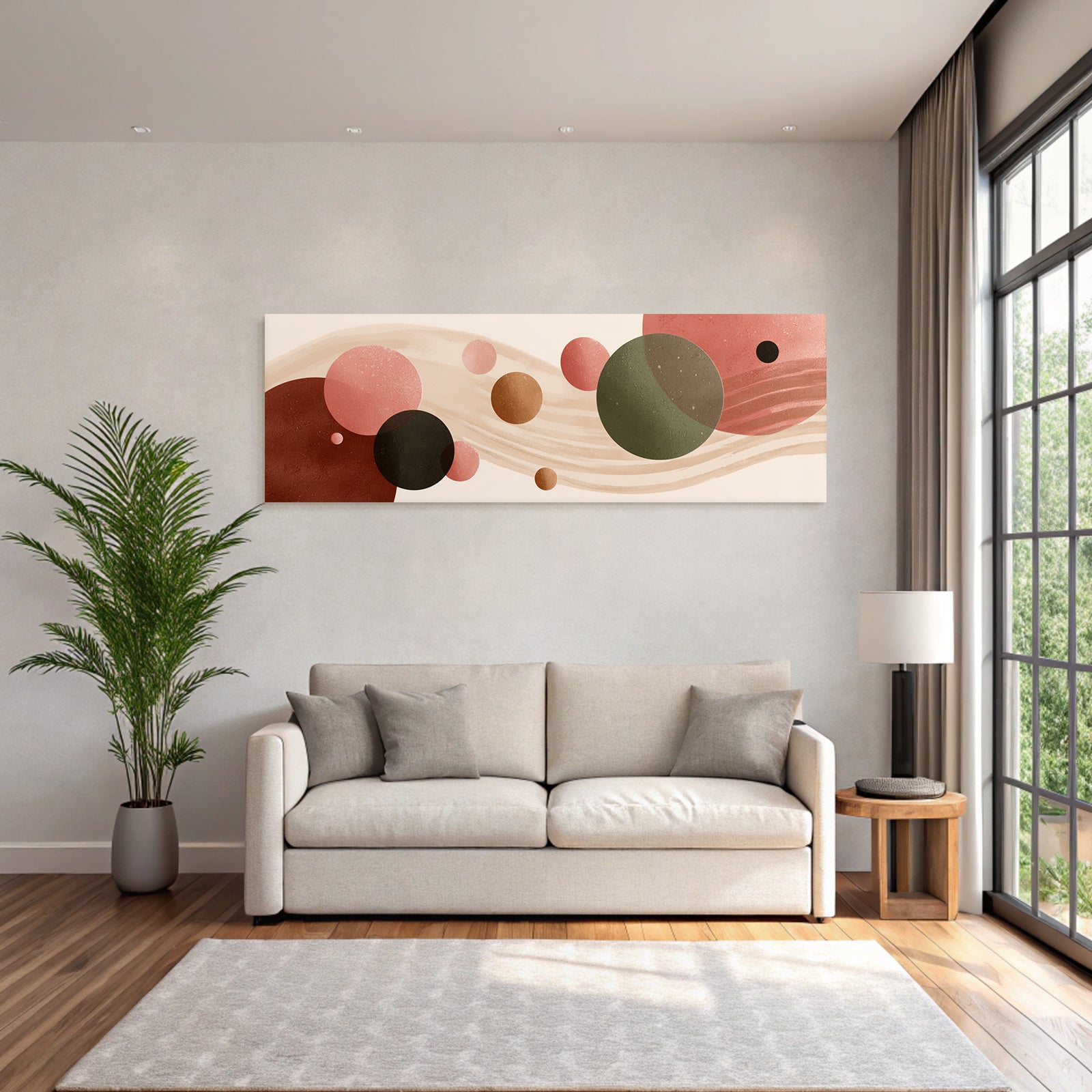 Abstrakte Illustration Verschiedene Kreise Farben Hintergrund