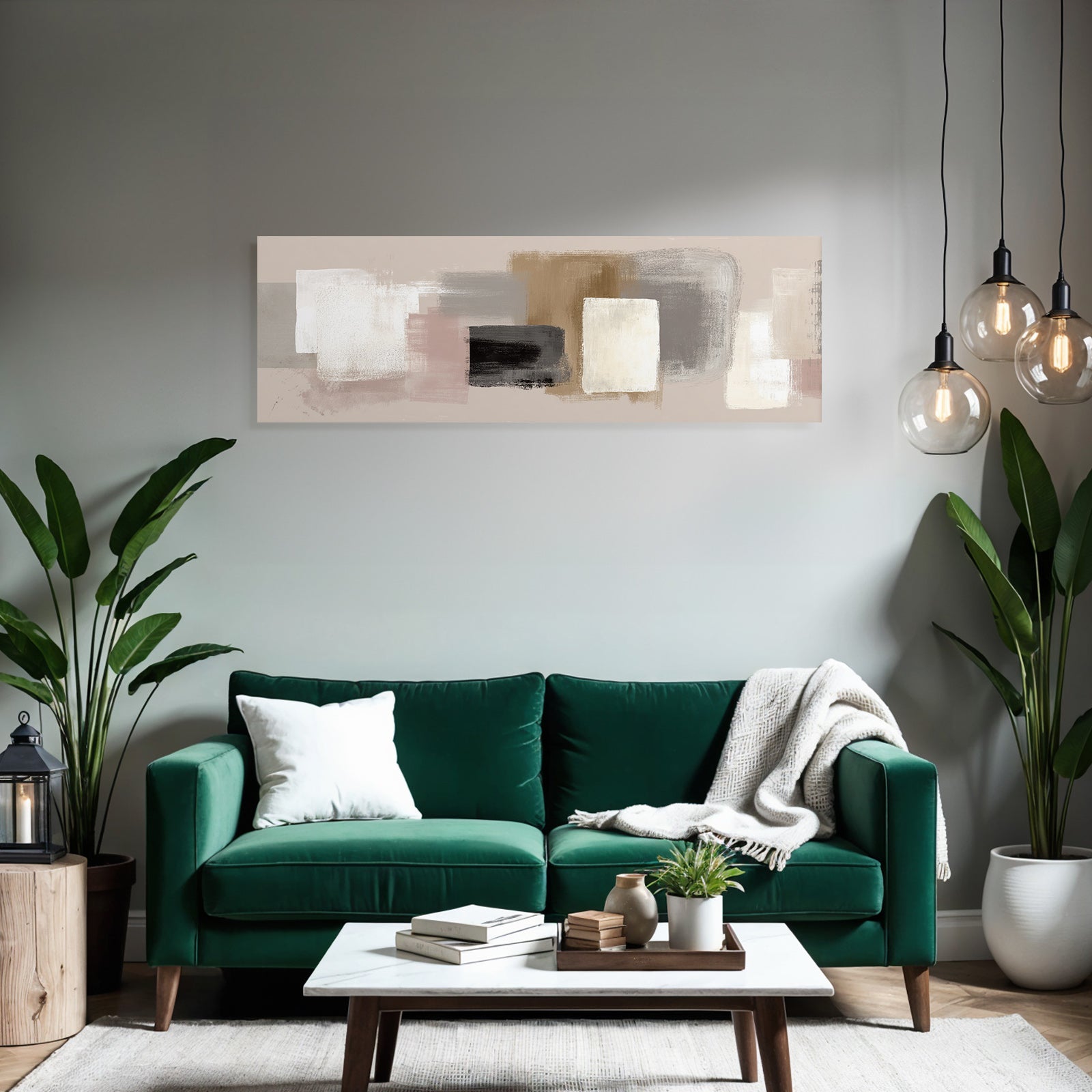 Abstrakte Kunst Formen Pinselstriche Blassen Farben
