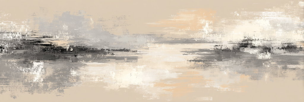 Abstrakte Kunst Grau Beige Weiss | Japandi | Einrichtungsstile