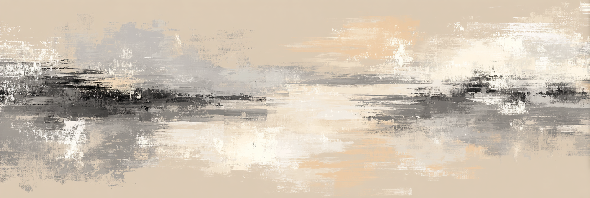 Abstrakte Kunst Grau Beige Weiss | Japandi | Einrichtungsstile
