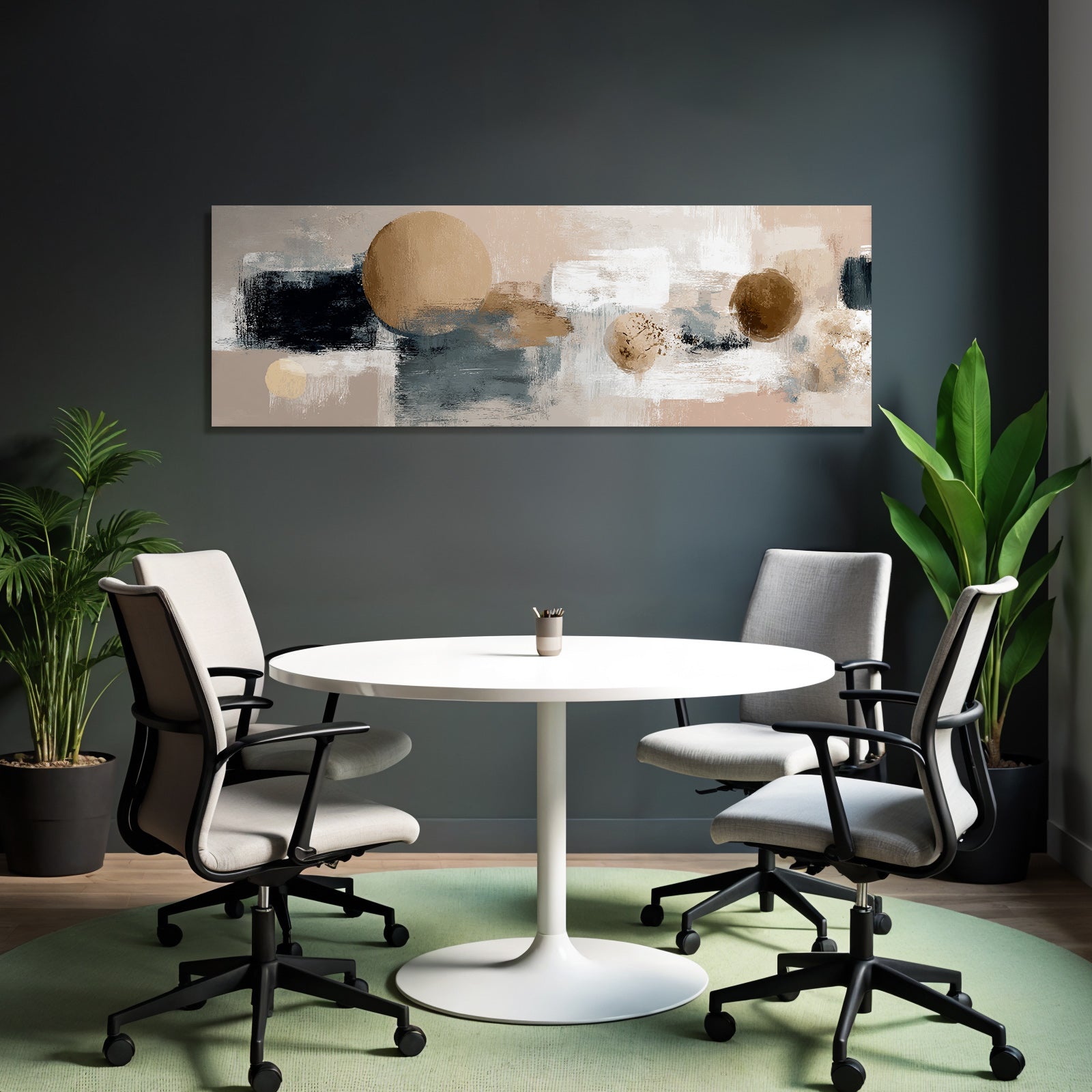Abstrakte Kunst Neutral Farben
