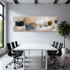 Abstrakte Kunst Neutral Farben