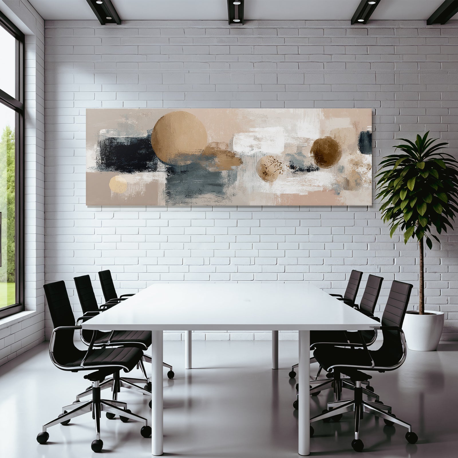Abstrakte Kunst Neutral Farben