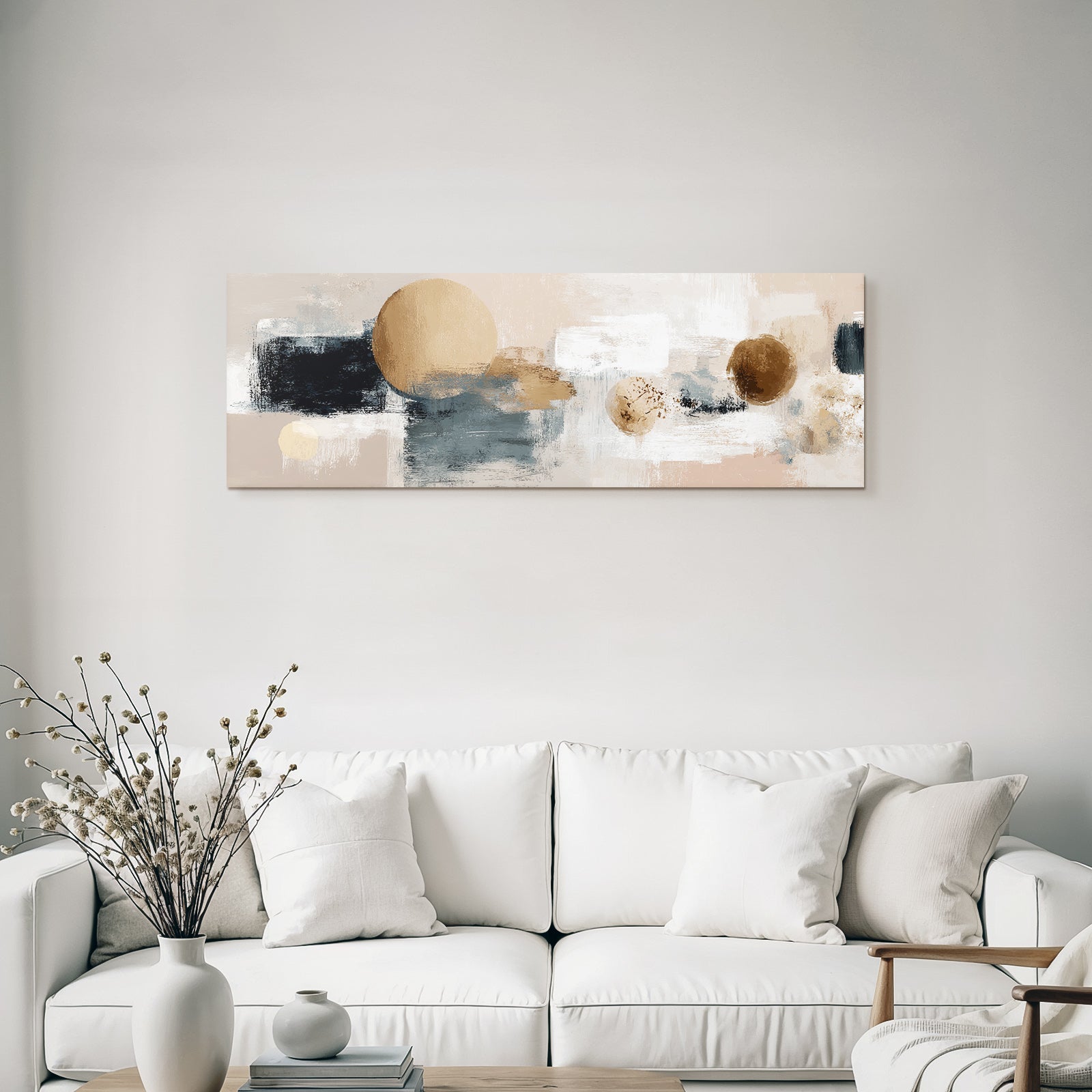 Abstrakte Kunst Neutral Farben