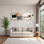 Abstrakte Kunst Neutral Farben