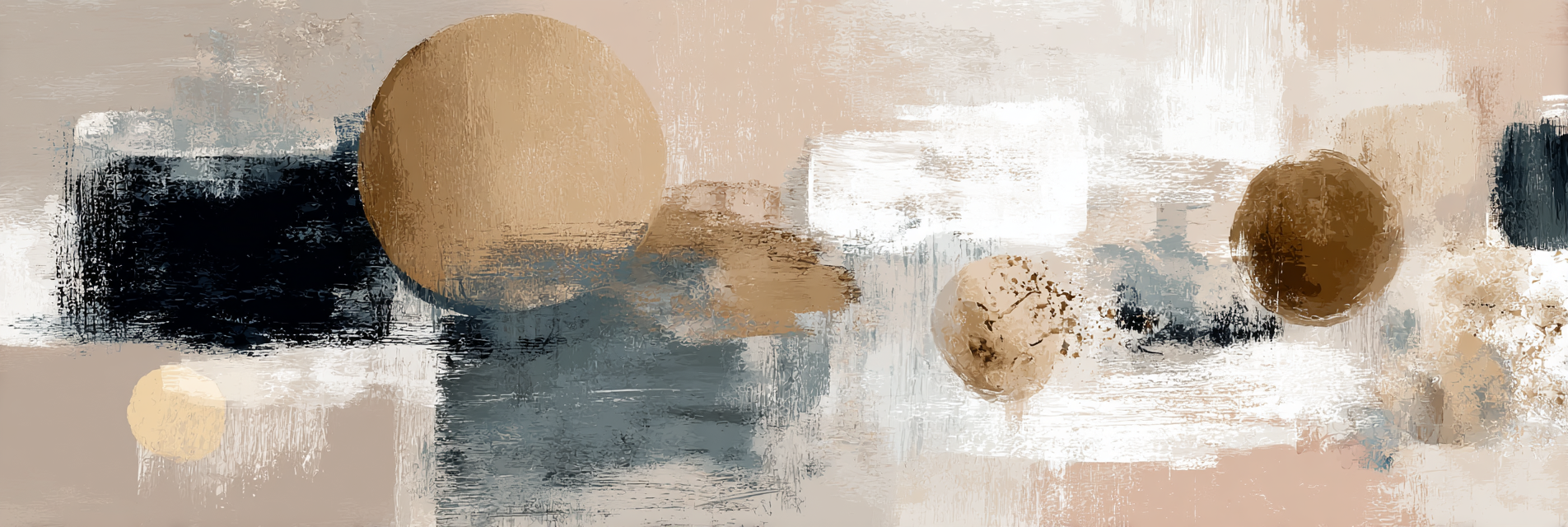 Abstrakte Kunst Neutral Farben | Japandi | Einrichtungsstile