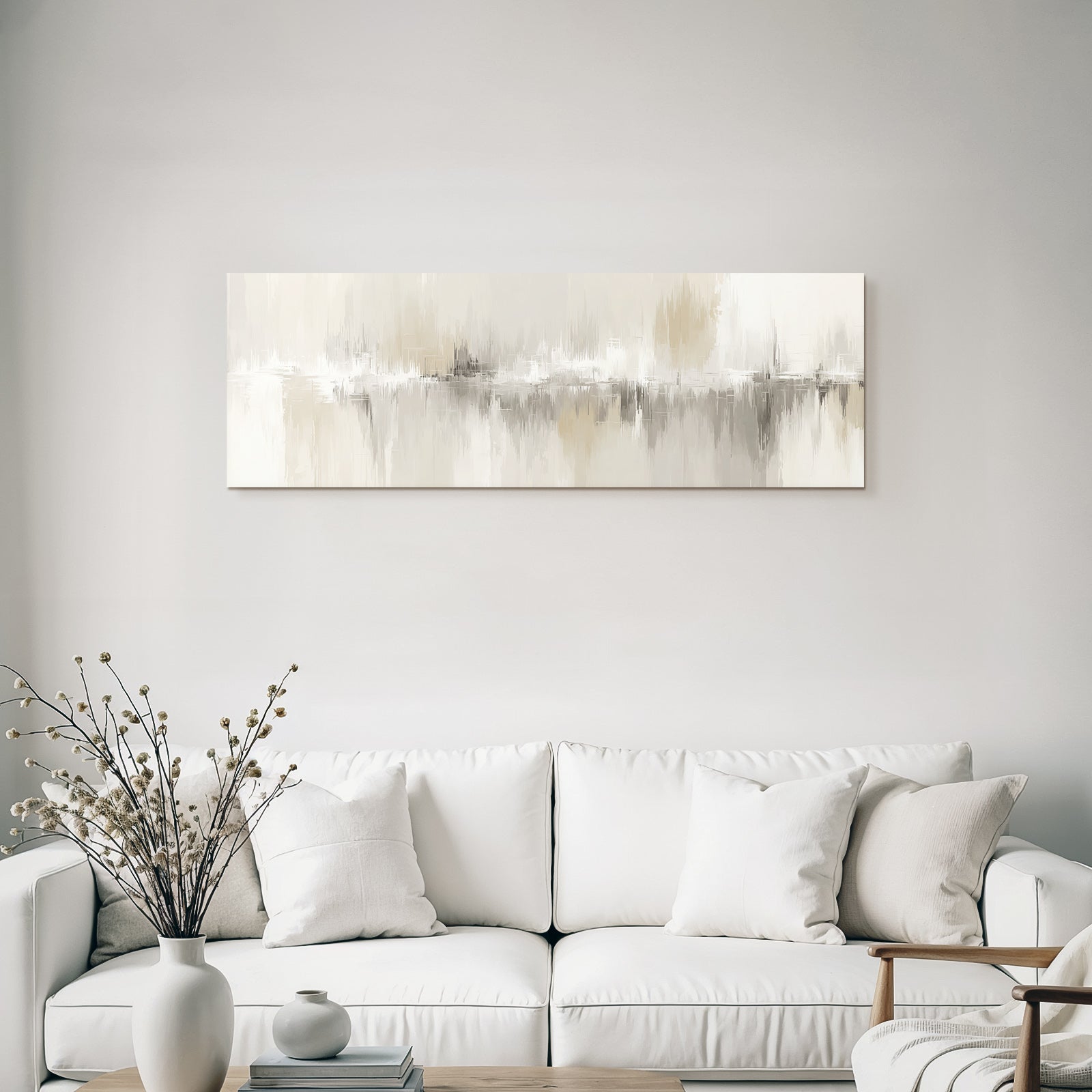 Abstrakte Kunst Neutrale Farben Bildgestaltung