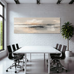Abstrakte Kunst Sanfte Farben Beige Grau Pfirsich
