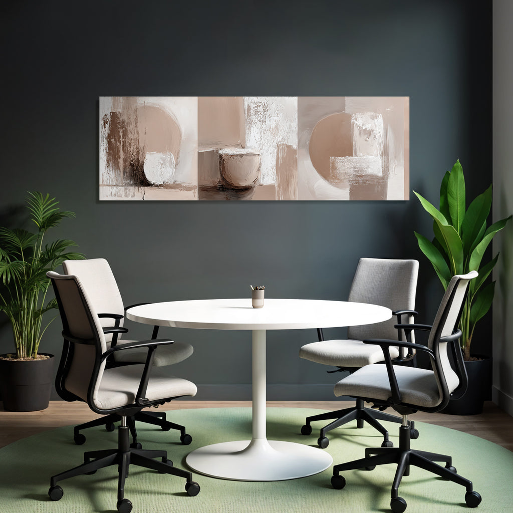 Abstrakte Kunst Sanfte Farben Formen