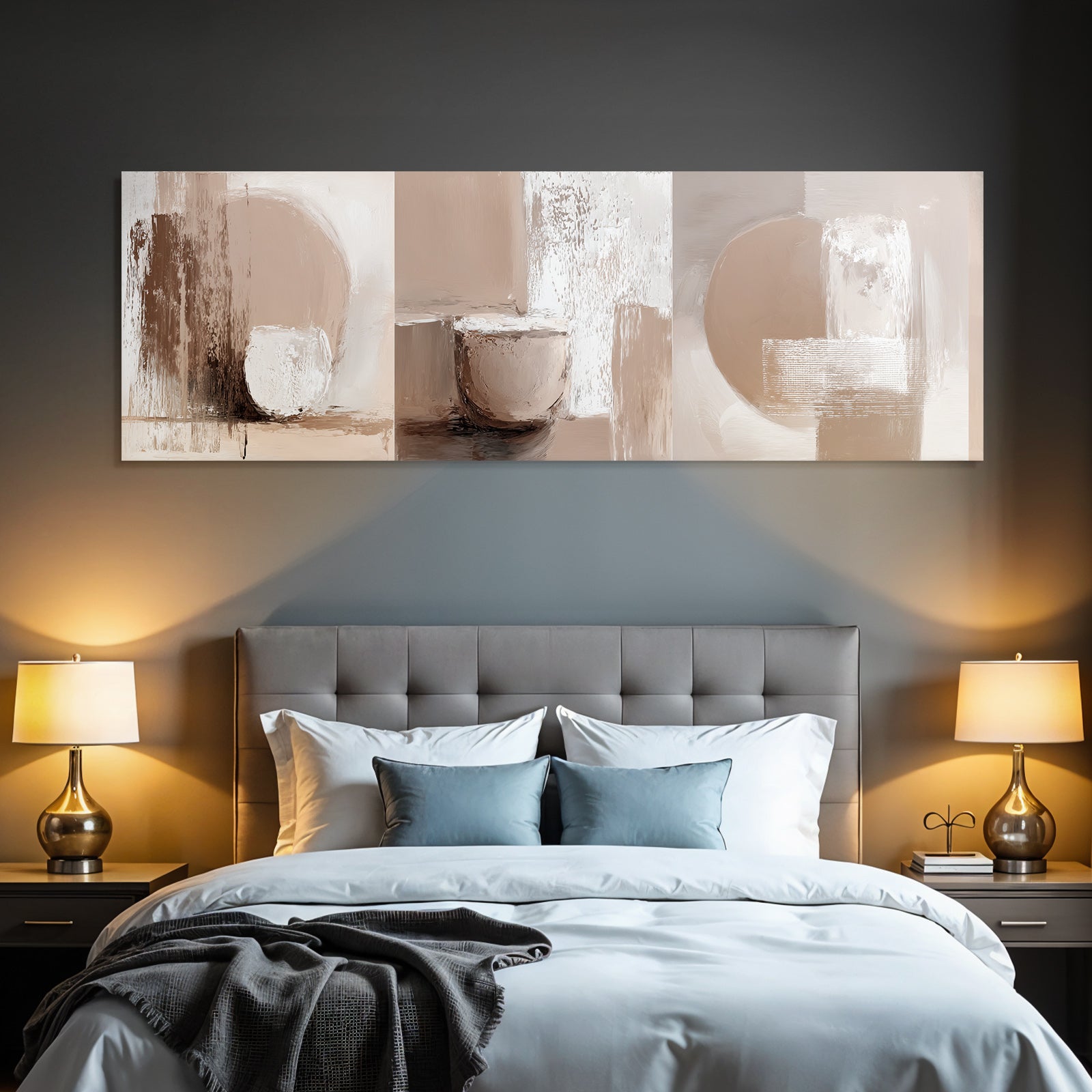 Abstract Art Soft Colors Shapes