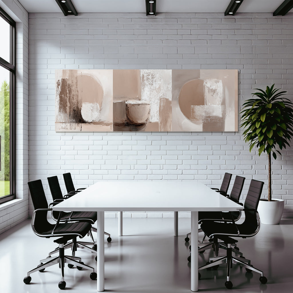 Abstrakte Kunst Sanfte Farben Formen