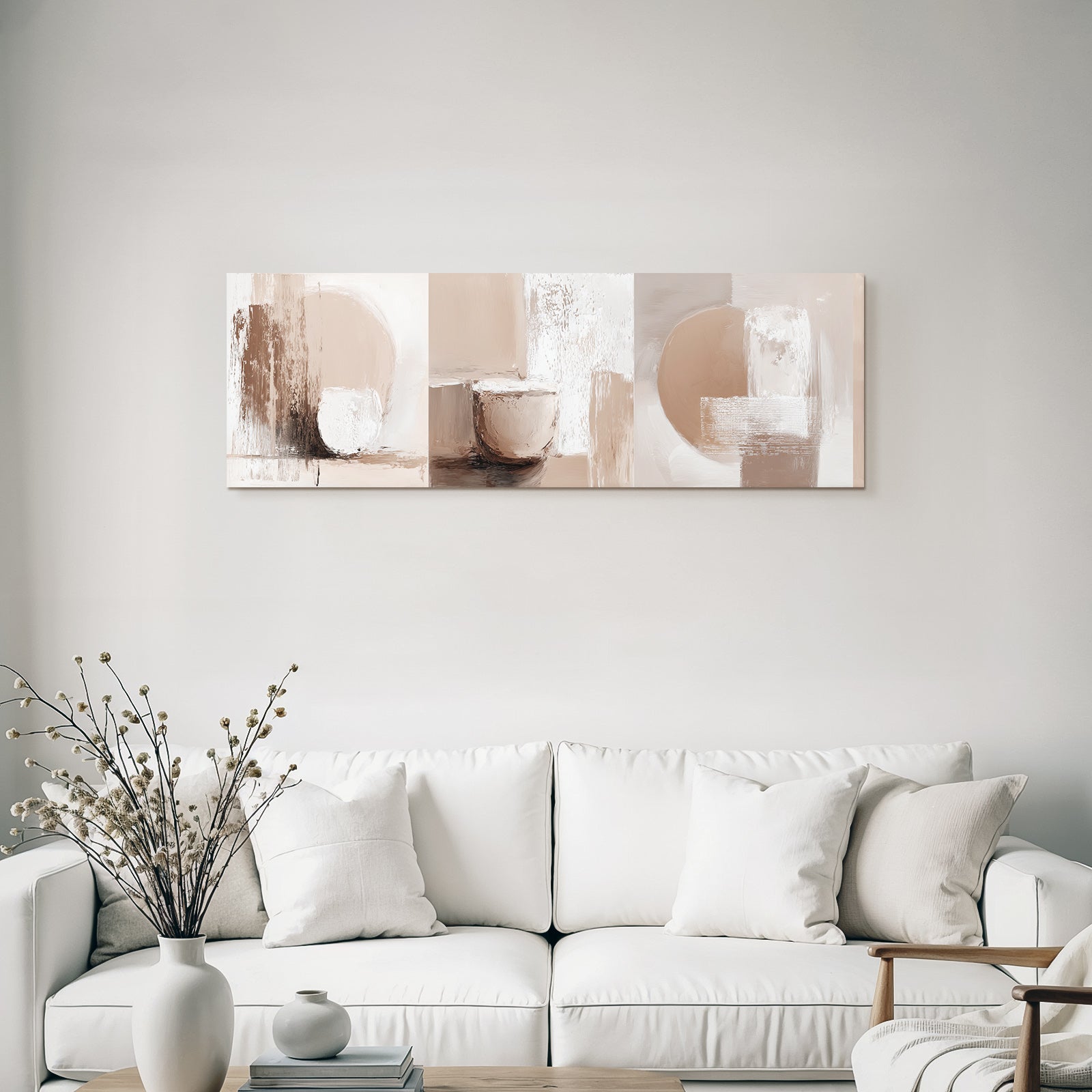 Abstract Art Soft Colors Shapes