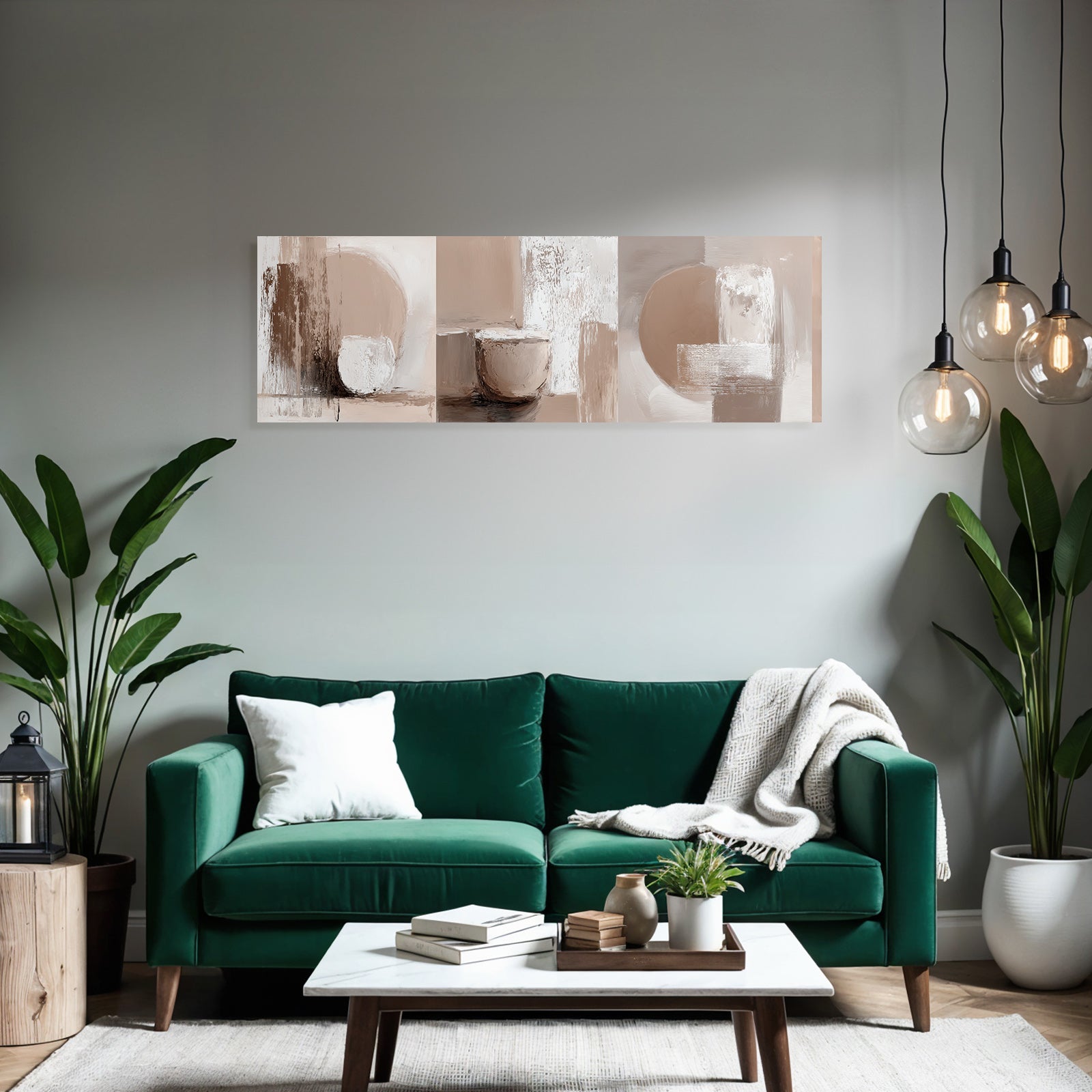 Abstract Art Soft Colors Shapes