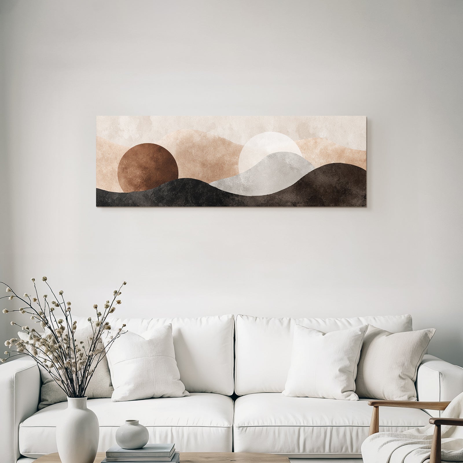 Abstract Landscape Design Colors Shapes Structures