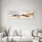 Abstract Landscape Painting Soft Colors Textured Brushwork