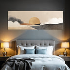 Abstract Landscape Warm Colors Soft Shapes Textures