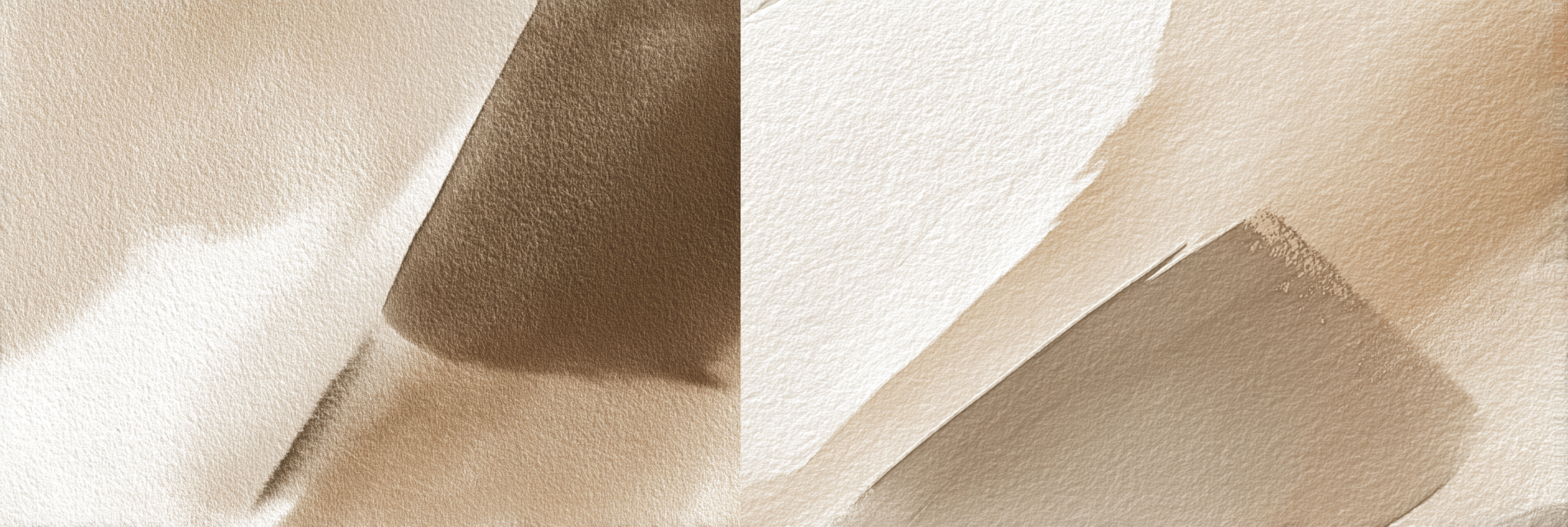 Abstraktes Aquarell Design Beigetoene Braun | Japandi | Einrichtungsstile