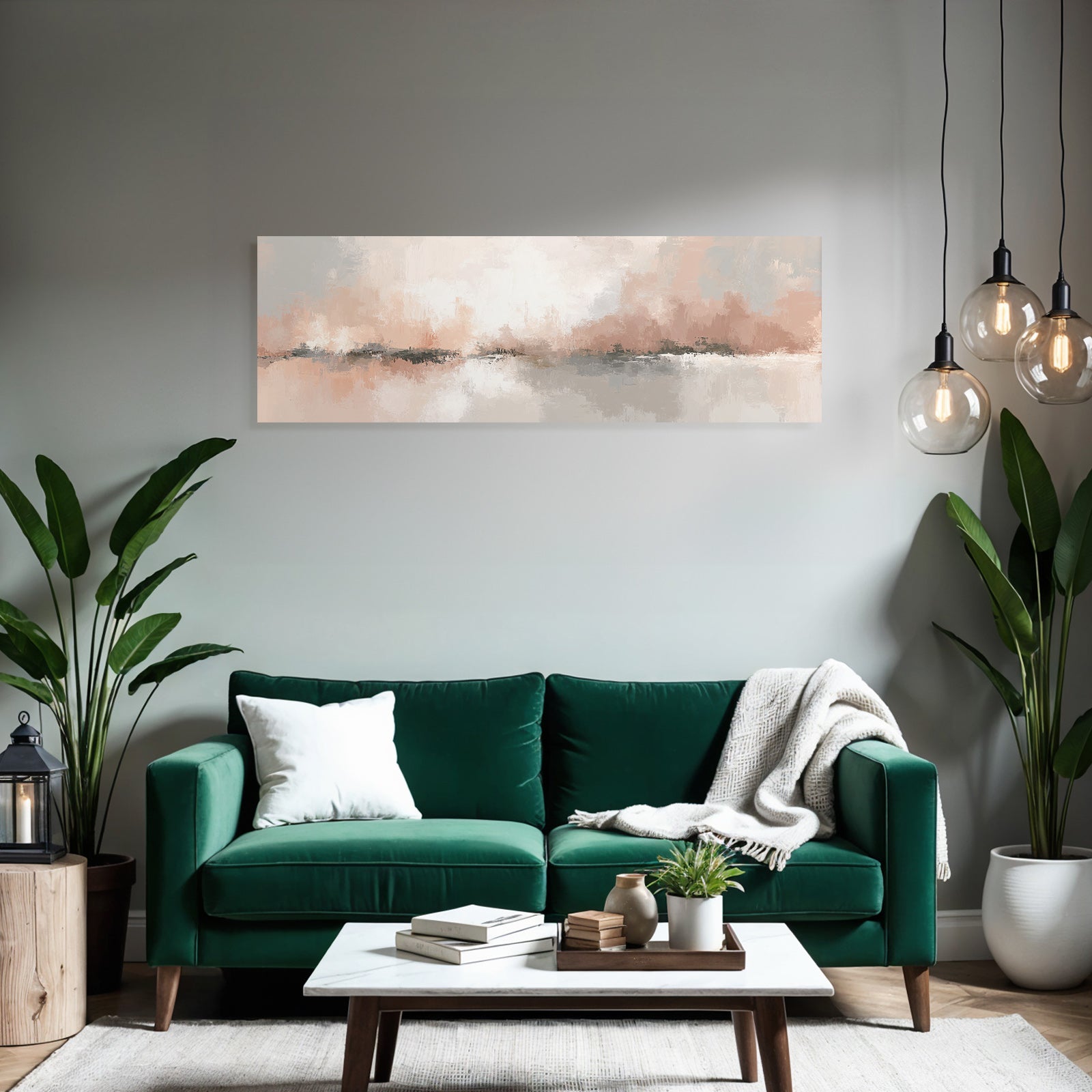 Abstract image with soft colors, calming landscape or reflection