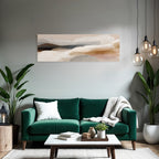 Abstract image with soft colors and shapes landscape