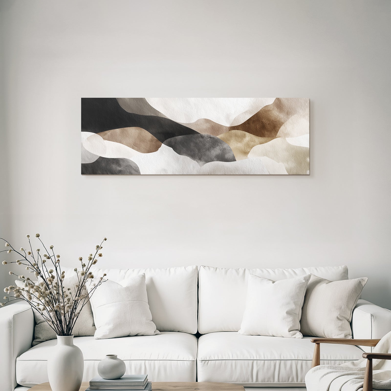 Abstract design Earthy tones Fluid shapes