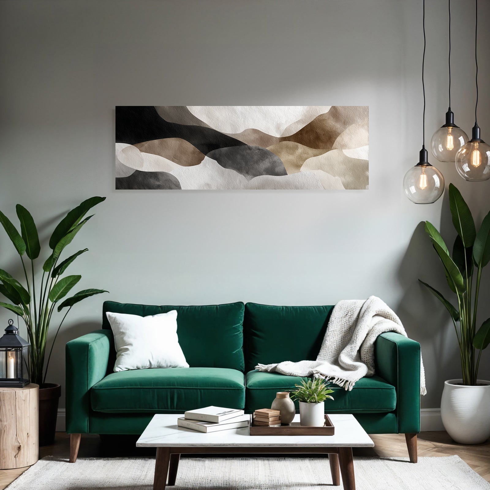Abstract design Earthy tones Fluid shapes