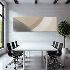 Abstraktes Design Erdige Toene Texturen Modern Aesthik Weiche Formen