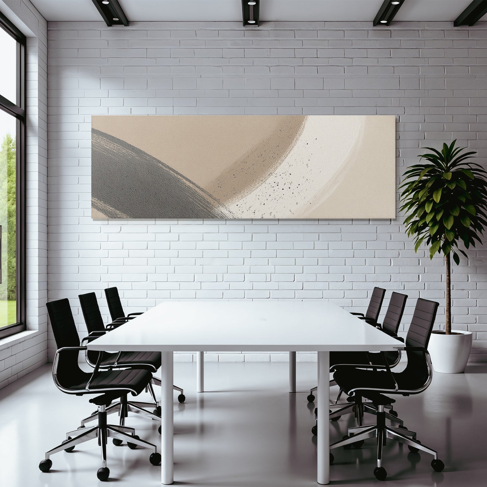 Abstract Design Earthy Tones Textures Modern Aesthetics Soft Shapes