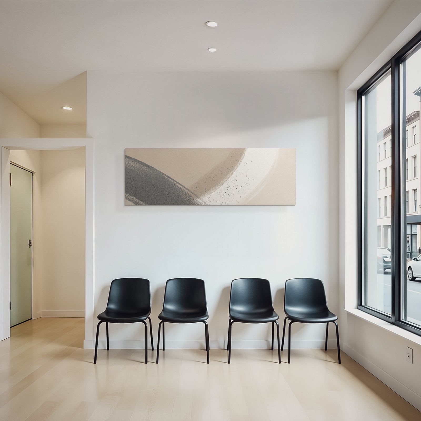 Abstract Design Earthy Tones Textures Modern Aesthetics Soft Shapes