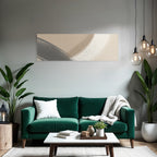 Abstraktes Design Erdige Toene Texturen Modern Aesthik Weiche Formen
