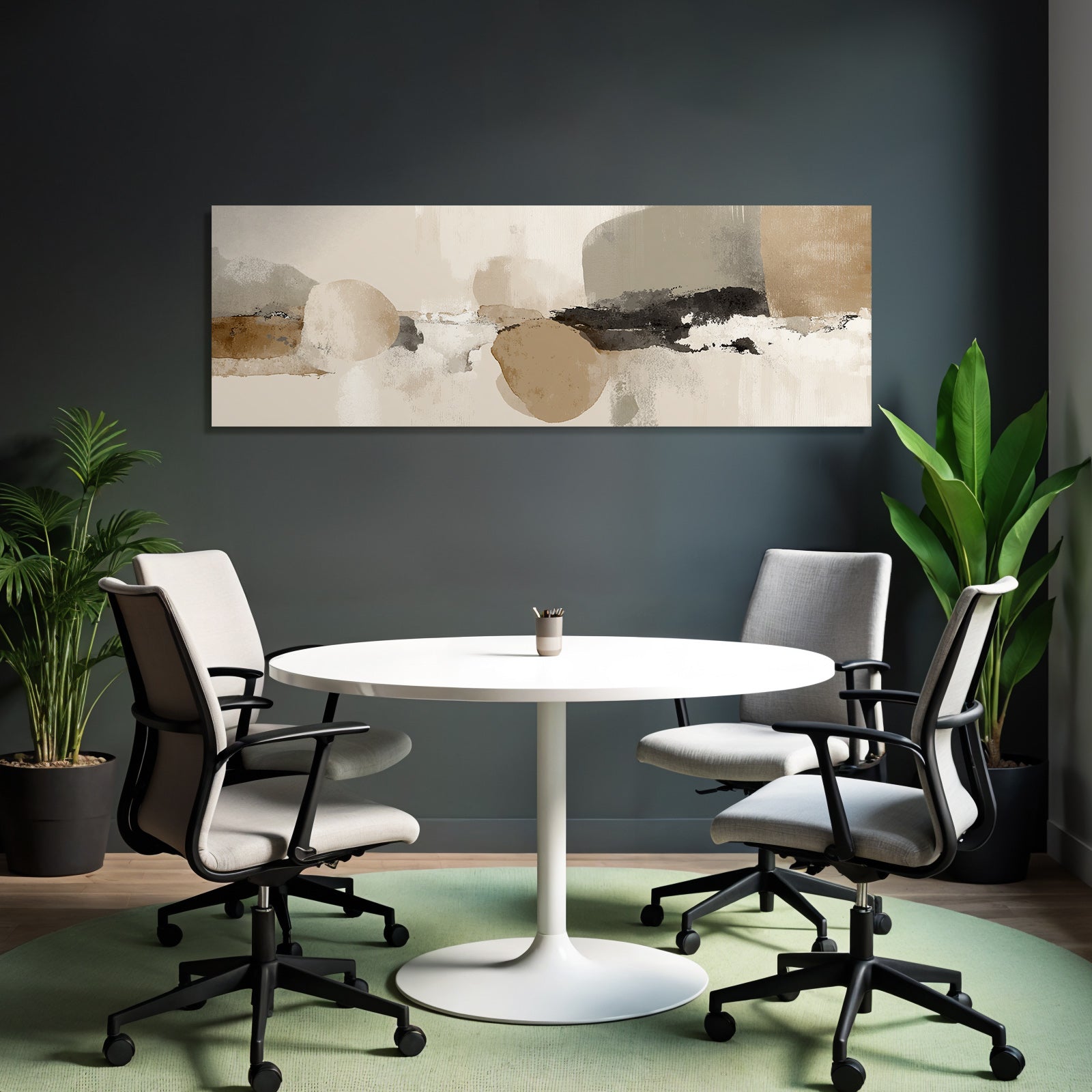 Abstract design earth tone