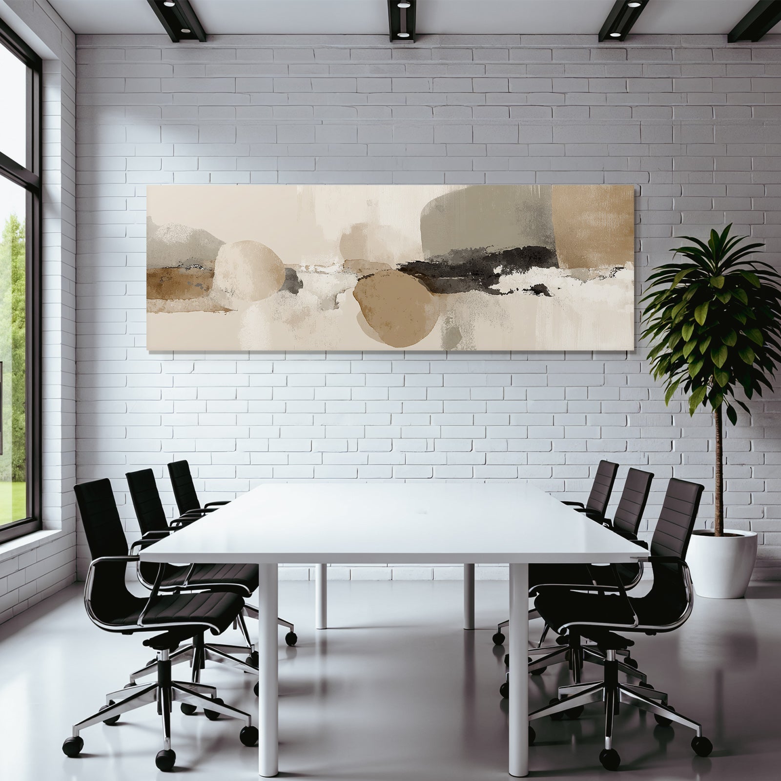 Abstract design earth tone