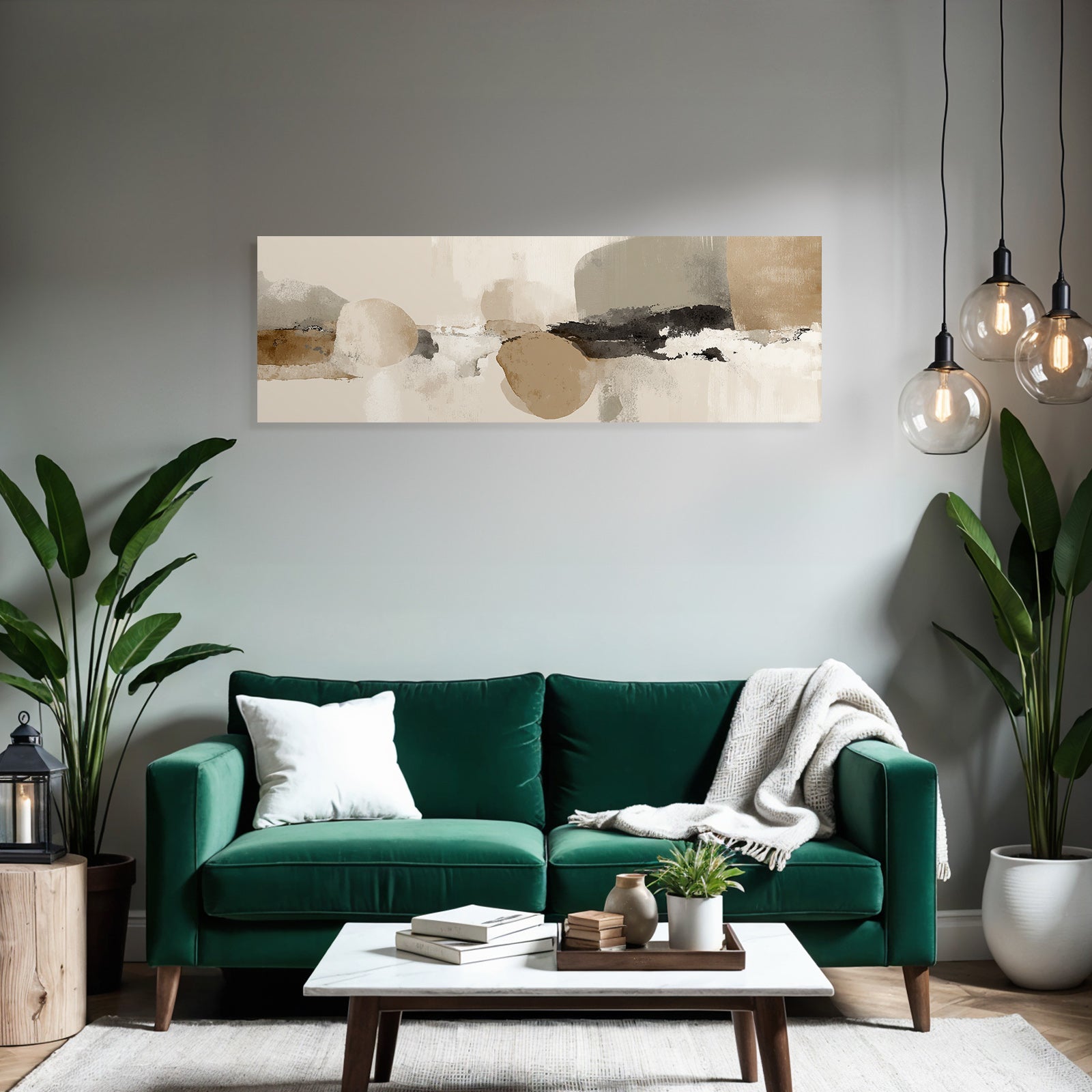 Abstract design earth tone