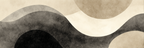 Abstraktes Design Fluide Formen In Beige Schwarz Grau | Japandi | Einrichtungsstile