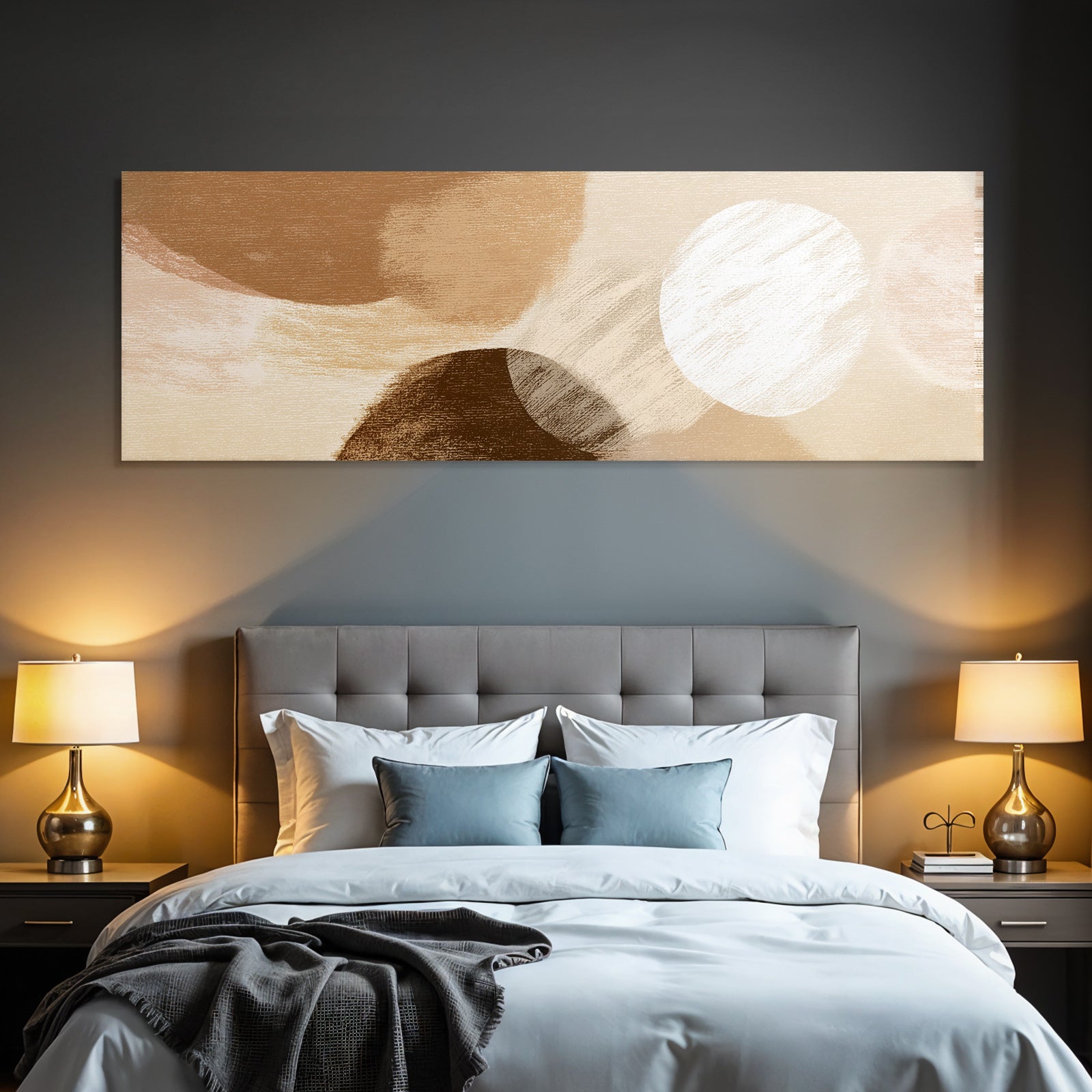 Abstract Design Textured In Earth Tones