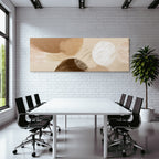 Abstract Design Textured In Earth Tones