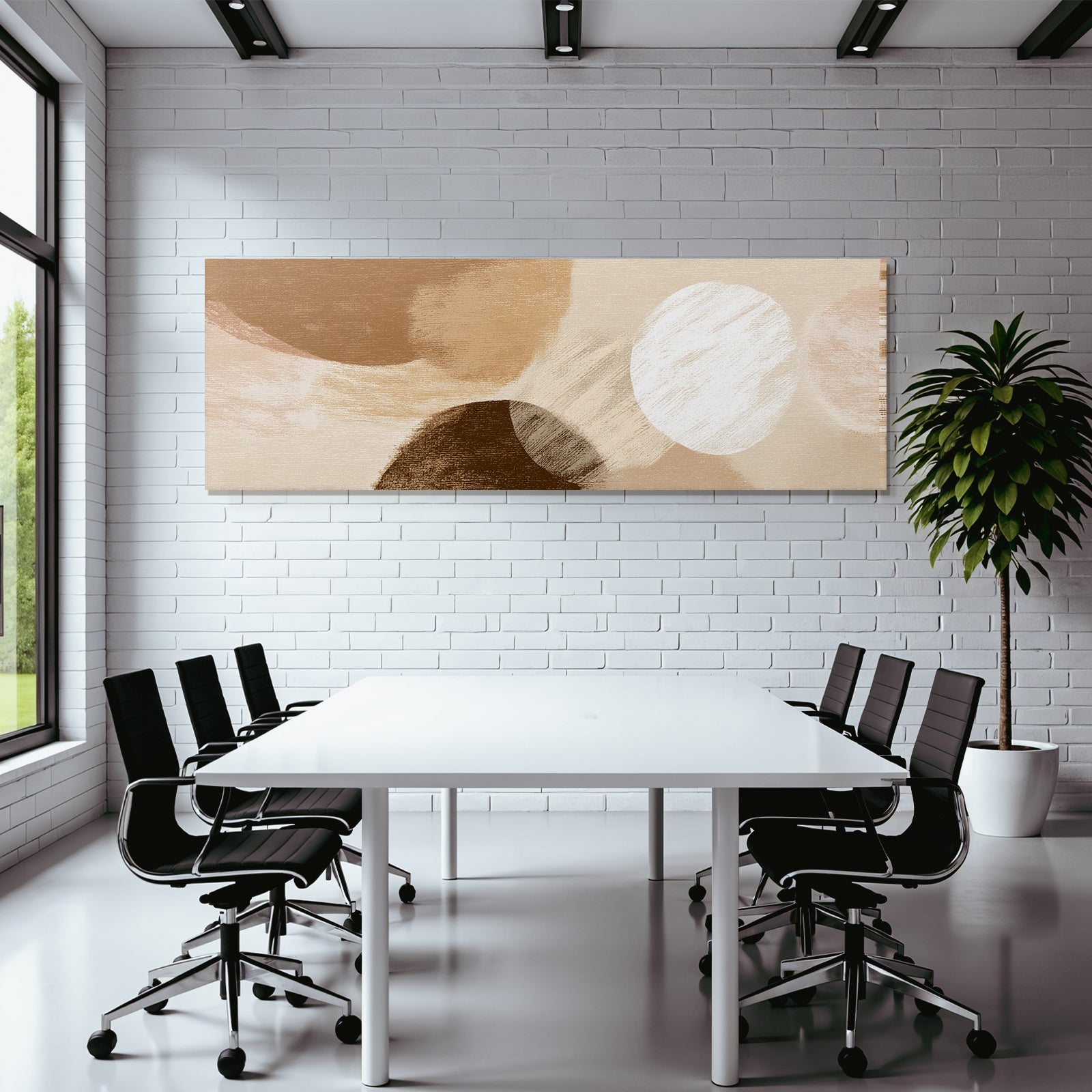 Abstract Design Textured In Earth Tones