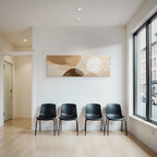Abstract Design Textured In Earth Tones