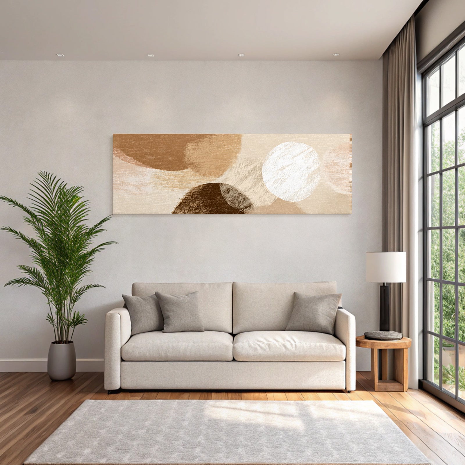 Abstract Design Textured In Earth Tones