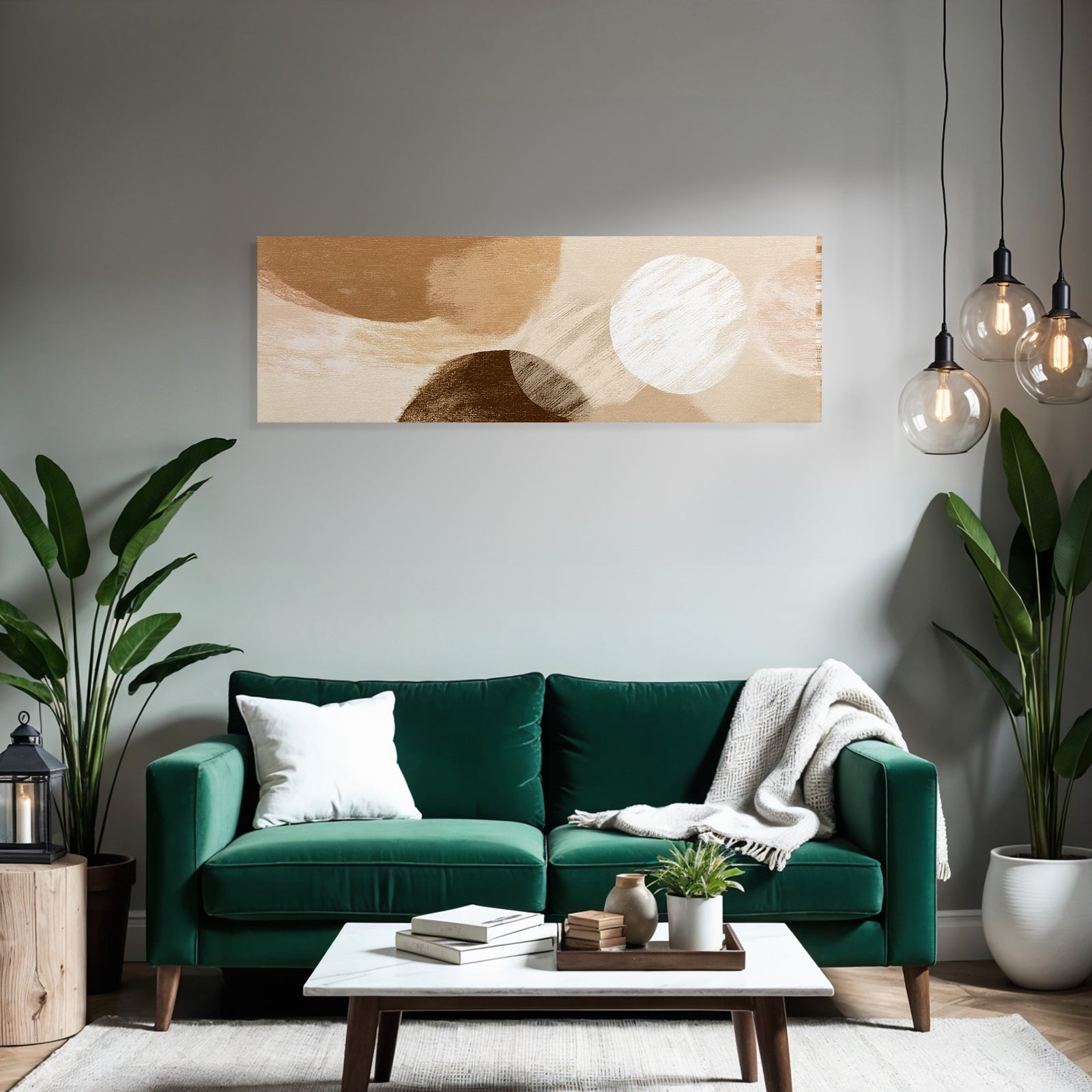 Abstract Design Textured In Earth Tones