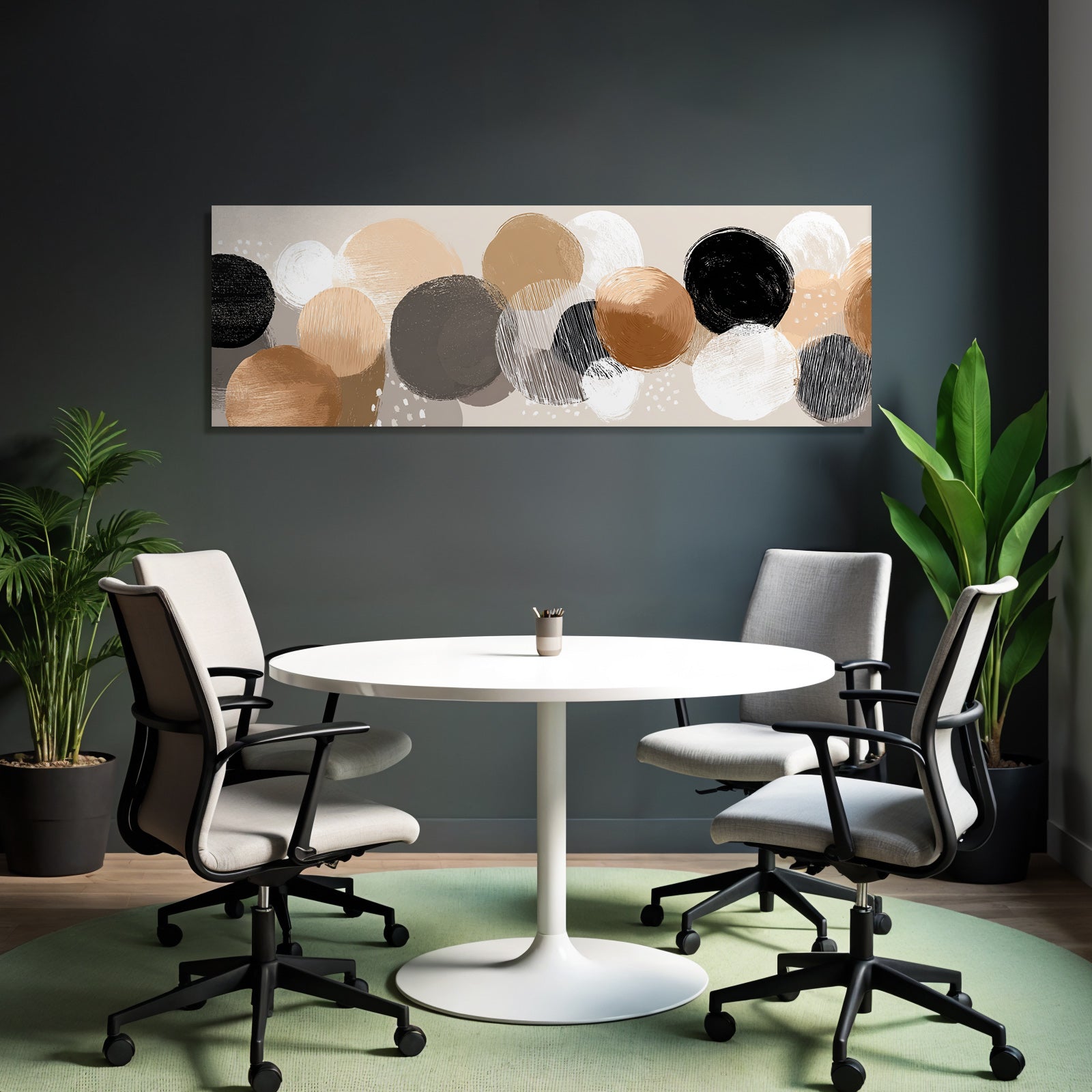 Abstract Design With Colored Circles