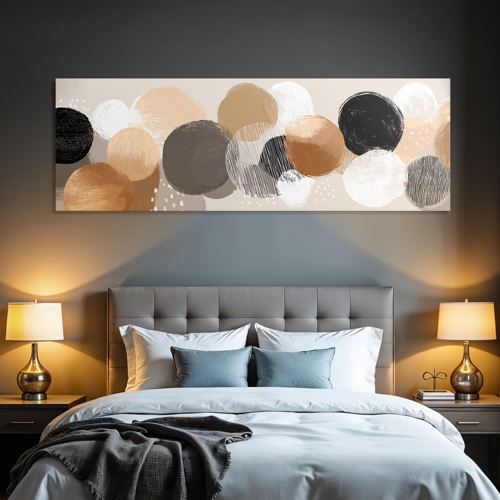 Abstract Design With Colored Circles