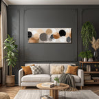 Abstraktes Design Mit Farbigen Kreisen