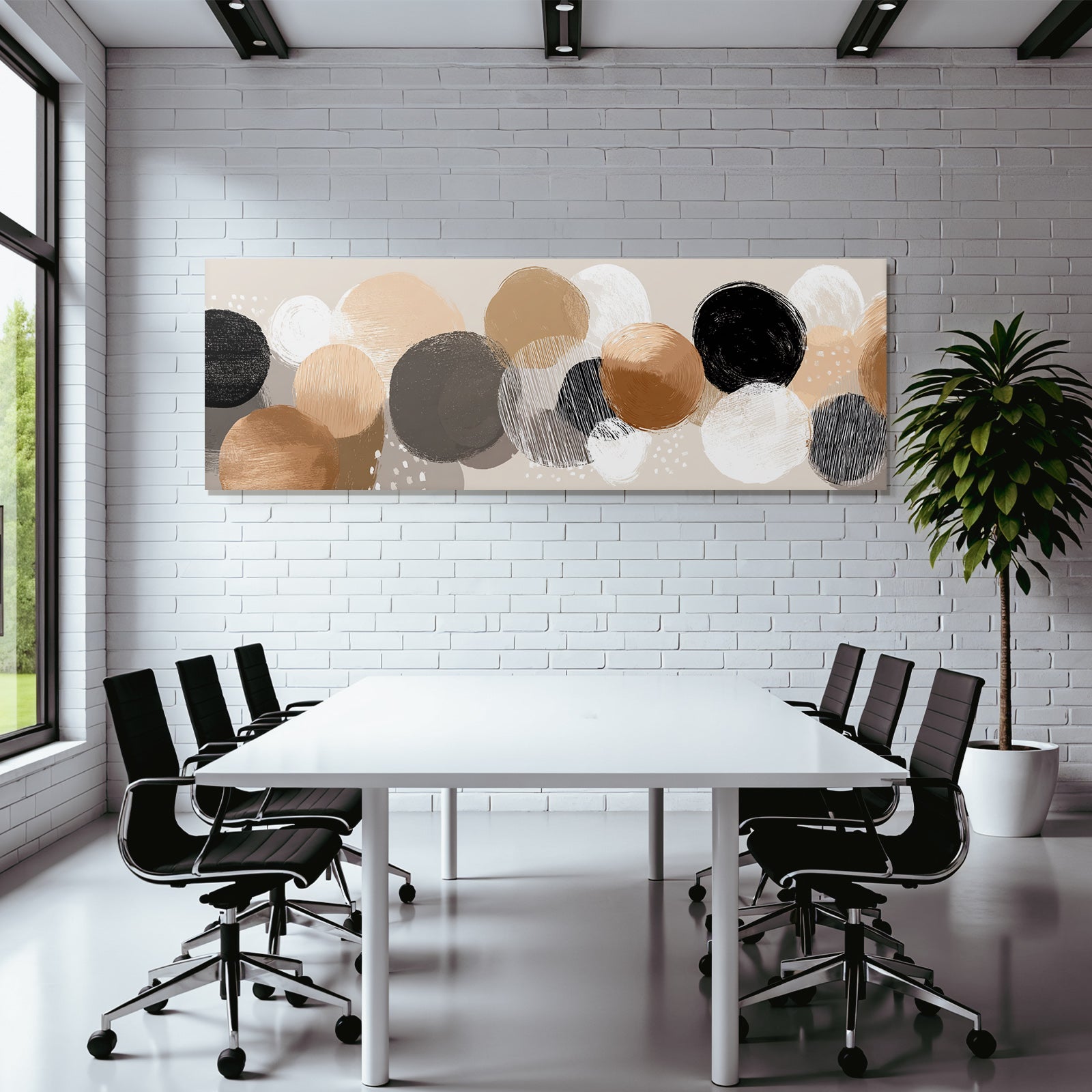 Abstract Design With Colored Circles