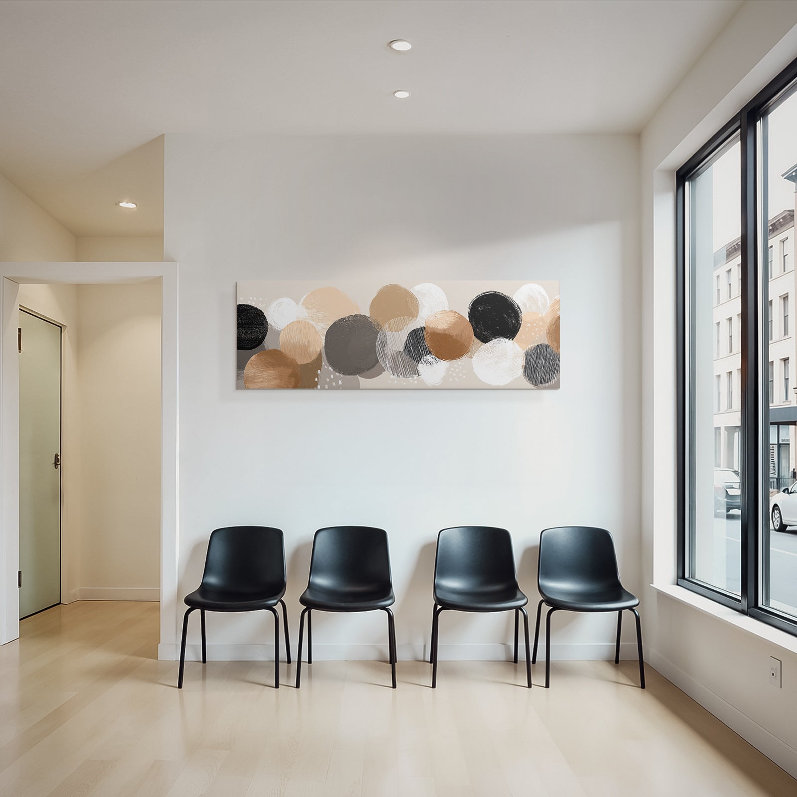 Abstract Design With Colored Circles