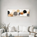 Abstraktes Design Mit Farbigen Kreisen
