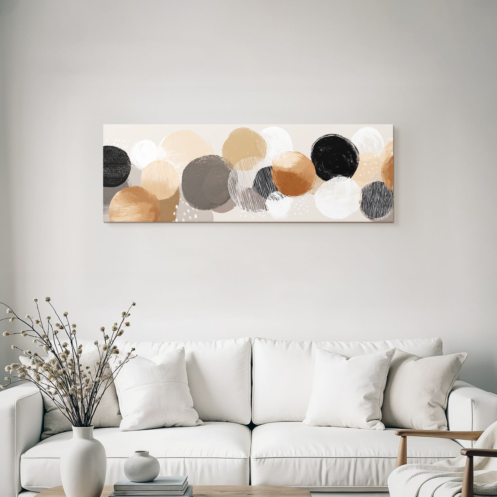Abstract Design With Colored Circles
