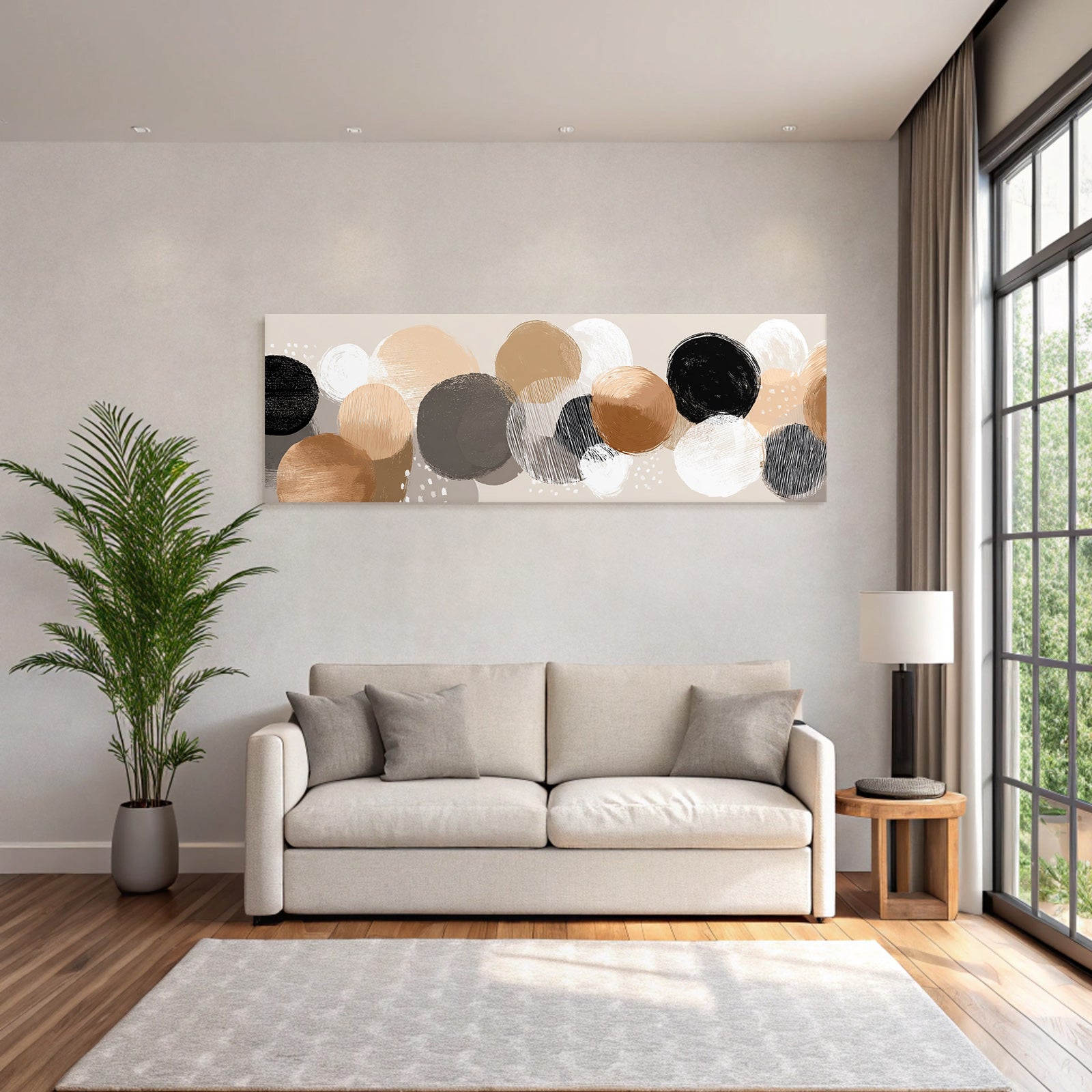 Abstract Design With Colored Circles