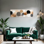 Abstraktes Design Mit Farbigen Kreisen